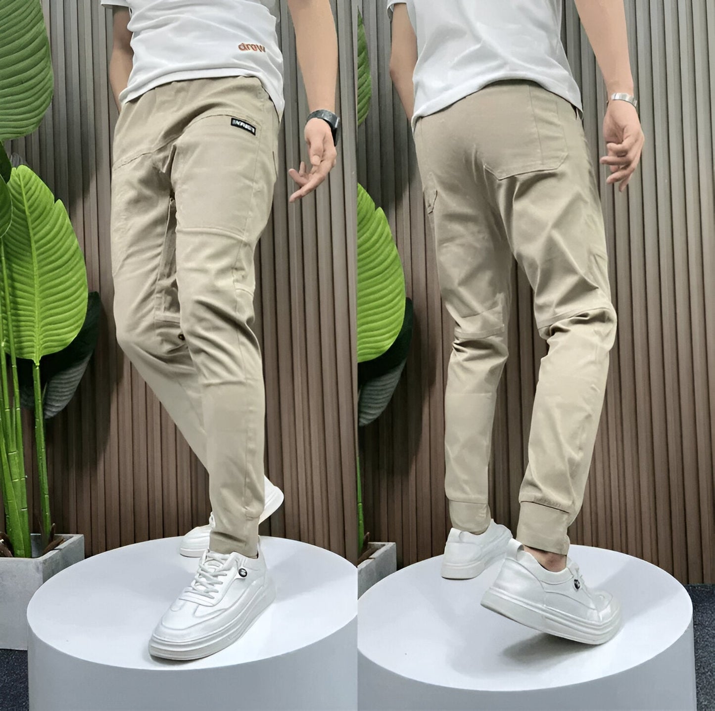 PREMIUM STRETCH CARGO TROUSERS