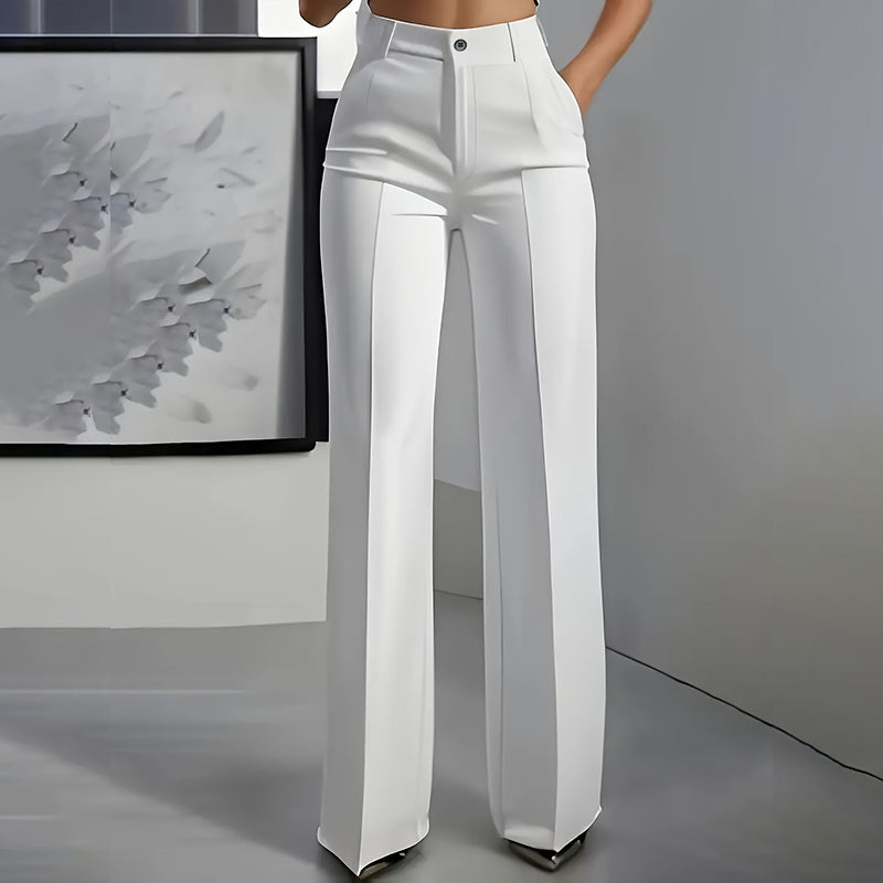 Women's High-Waisted Suit Pants