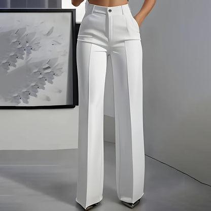 Women's High-Waisted Suit Pants