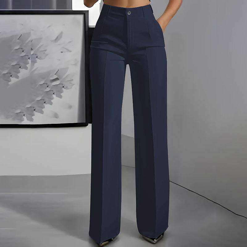 Women's High-Waisted Suit Pants